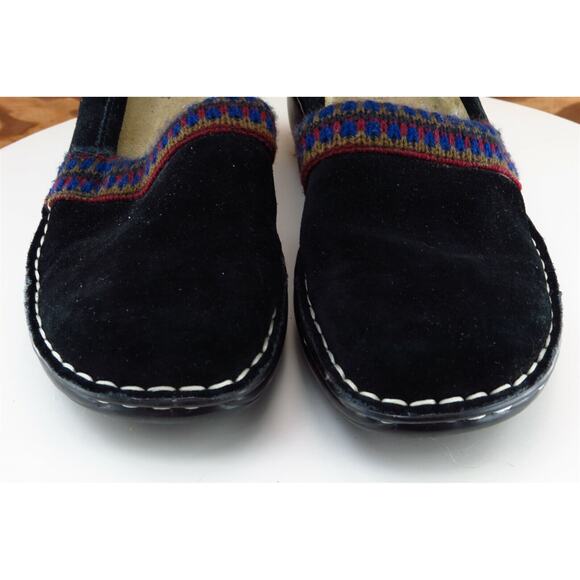 Naturalizer Sz 8 W Black Clog Leather‎ Women Slippers - Picture 2 of 8